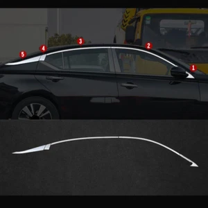 For Nissan Altima 2019-2022 Chrome Upper Window Sill Strips Cover Trim S.Steel  - Bild 1 von 7