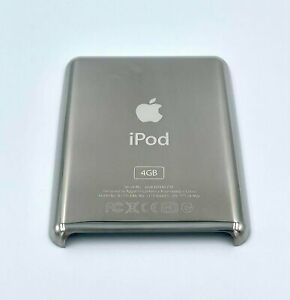 Replacement Back Housing for iPod Nano 3rd Gen 4GB Silver A1236 Shell Back Plate