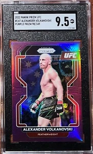 Alexander Volkanovski 2022 Panini Prizm UFC Purple Prizm /149 #147 SP SGC 9.5 - Picture 1 of 2