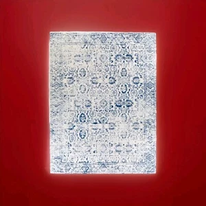 Alfombra de área Surya HAP-1090 Harput colores: azul brillante, pizarra clara, 2' x 3' - Imagen 1 de 2