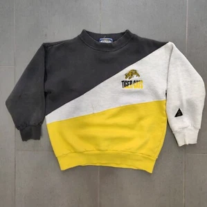 Vintage Softwear Hamilton Tiger Cats Colorblock Distressed Sweater Youth Small - Picture 1 of 10