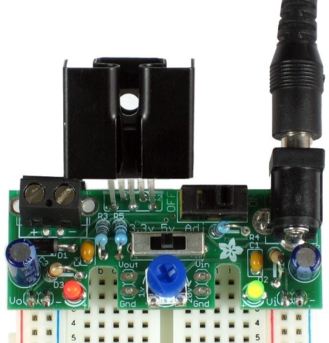 Adjustable Breadboard Power Supply Kit - Thumbnail 3