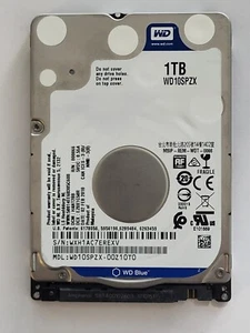 WD10SPZX-00Z10T0, DCM: HANT2BB, 02 FEB 2018, Western Digital 1Tb 2.5" Sata HDD - Picture 1 of 2