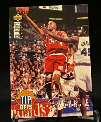 1994-95 Collector's Choice Tip Offs Silver Signature #177 Ron Harper Clippers - Image 1 of 2