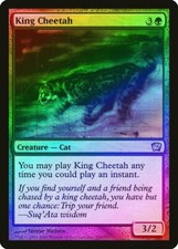 King Cheetah FOIL 9th Edition PLD Green Uncommon MAGIC MTG CARD ABUGames