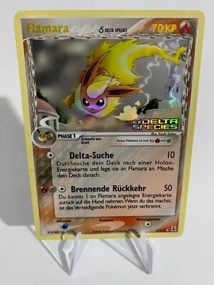 Pokemon Flamara 5/113 2006 Ex Delta Species 2005 STEMPEL | exz (fr) / gut(back) - Bild 1 von 2