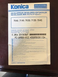 New in box KONICA Developer Black for 7040 7140 7033 7133 7045  - Picture 1 of 3