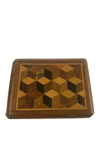 Tunbridge Ware Matchbox Sleeve 19th Century - Picture 1 of 7