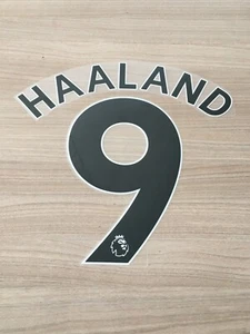 Flocage officiel ADULTE HAALAND N°9 MAN CITY 2022-2023 PL HOME THIRD vendeur pro - Foto 1 di 1