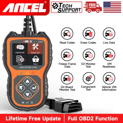 Automotive OBD2 Scanner OBD Code Reader Car Diagnostic Tool Check Engine Fault  - Image 1 of 4