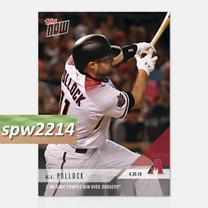 Topps Now A.J. 2018 Pollock #146 - 3 poderes de juego de recursos humanos ganar a los Dodgers - Imagen 1 de 1