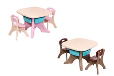 Seggiolino Bambini Gruppo mobili per bambini set di sedie bambini tavolo stanza dei bambini clamaro NUOVO