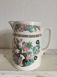 Vintage Crown Clarence jug with Indian Tree pattern