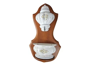 Vintage French Faux Wall Fountain by Michele Blanc~ - Picture 1 of 14