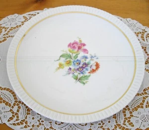 Vintage Syracuse China Shelledge Pink Flowers 9 7/8" Plate ~ - Picture 1 of 6