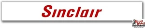 (SINC-64) 25.5"X3.5" SINCLAIR PUMP GLASS GASOLINE GAS DECAL STICKER - Picture 1 of 1