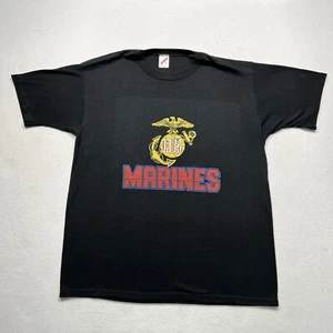 Camiseta Guerreros del Cuerpo de Marines De Colección Años 80 90 POW MIA USMC Hecha en EE. UU. XL - Imagen 1 de 6