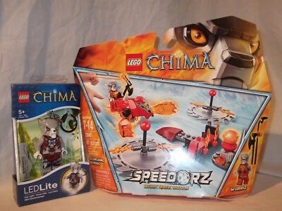 LEGO Legends of Chima LOT 70149 SPEEDORZ set Worriz minifigure +LEDLite key NEW! - Image 1 of 4