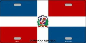 Dominican Republics Flag Novelty License Plate - Picture 1 of 2