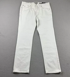 Michael Kors Jeans Mens 32X30 White Denim Straight Leg Parker Slim Fit NWT - Picture 1 of 10