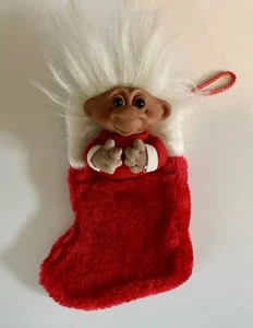 Troll Stocking 8” Trolls Holiday Christmas Stocking Holiday Decor Gift - Picture 1 of 10