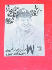 BERT SHEPARD BASEBALL CARD