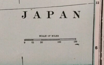 Mapa Atlas Japón 1903 Vintage ~ Antiguo Original HIROSHIMA NAGASAKI KAWASAKI  Foto 1 de 4