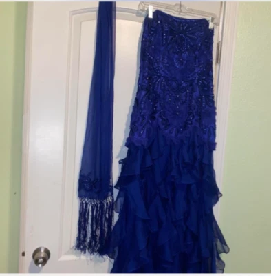 sue wong платье с соответствующий scruff бисером  - Изображение 1 из 4