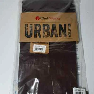Delantal bistró marrón profesional de Chef Works colección urbana - Imagen 1 de 7
