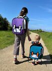 2d comic Cartoon Backpack (blue) Back To School/kids/children/teenagers/