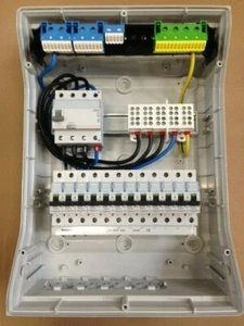 Unterverteilung verdrahtet Hager VECTOR Sicherungskasten Aufputz IP65 feuchtraum - Bild 1 von 6