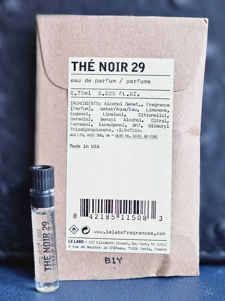2PC Le Labo The Noir 29 Eau de Parfum EDP Sample Dabber Vial .025oz .75ml SEALED - Image 1 of 1