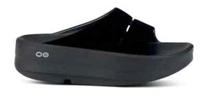 OOFOS Women's OOmega OOahh Ltd Black Posh - Picture 1 of 10