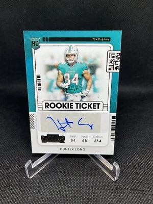 2021 Panini Contenders - Rookie Ticket #185 Hunter Long (AU, RC) - Image 1 of 2