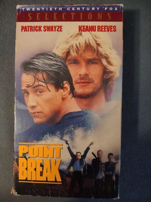 Point Break (VHS, 1991) Video Movie Patrick Swayze Keanu Reeves - Image 1 of 4