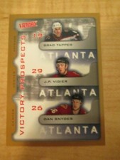 2001-02 Upper Deck Victory Gold Hockey Prospects #362 Tapper / Vigier / Snyder