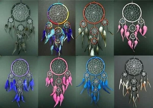 Dream Catcher Dreamcatcher New Girls Boys 16x40cm Childs Bedroom Nursery Gift - Picture 1 of 19