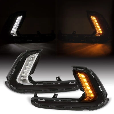 Luces antiniebla LED intermitentes DRL para Hyundai Elantra 2016-2018 sedán de 4 puertas Foto 1 de 4