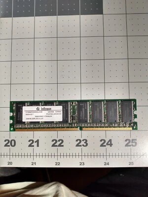 HYS64D32300GU-6-B Infineon 256MB PC2700 DDR-333MHz Memory Module - Image 1 of 4