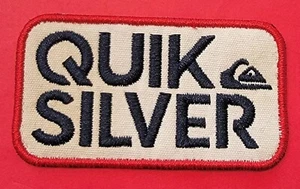 VINTAGE QUIK SILVER SEW ON PATCH 🛹 SKATEBOARDING / 🎿 SKI ⛷️ RETRO/USED COND - Bild 1 von 3