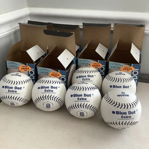 Lote De Colección de 6 Valores Punto Azul Extra Cuero Lanzamiento Lento Softbol Punto Azul Cor 47 - Imagen 1 de 15