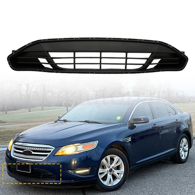 Black Plastic Front Bumper Lower Grille Grill For 2010 2011 2012 Ford Taurus Foto 1 de 4