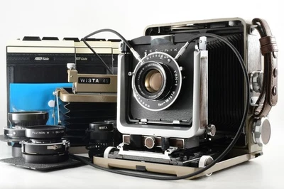 Rare AAO System N MINT】 Wista 45D Camera Fujinon W 125 150 210mm Lens From JAPAN - Image 1 of 4