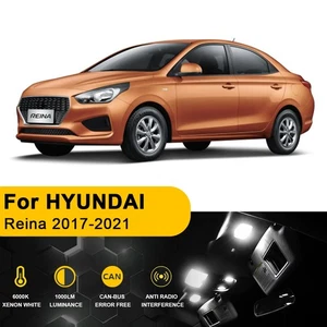Luces interiores LED blancas para HYUNDAI Reina 2017-2021 bombillas de matrícula 8X - Imagen 1 de 11