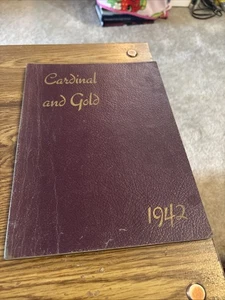 Oxnard High School 1942 Cardinal and Gold Yearbook, California, Soft Cover - Picture 1 of 8