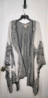 Soft Surroundings Amedeo 包裹均码 100% 棉 — 第 1/4 张图片