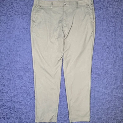 Calça casual golfe Jack Archer carvão desempenho elástico frente plana 40x30 - Imagem 1 de 4