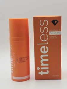 ZEITLOSES 10 % Vitamin C Serum mit Ferulasäure, 1 flüssige Unze | Brandneu - Bild 1 von 3