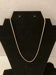 Italian Silver 18” Diamond Cut Snake Chain Necklace Sterling 9 Yellow - Picture 1 of 6