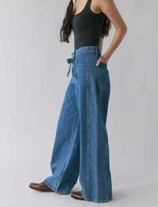 Jeans Levi's Premium XL cuciture dritte lavaggio frutta proibito cintura skinny nuovo con etichette 30 - Foto 1 di 5